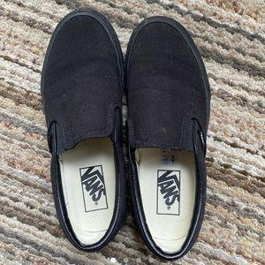 black slip on vans